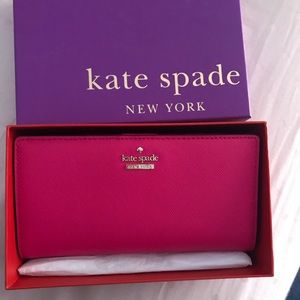 Kate Spade Cameron Street Stacy Wallet Pink NEW